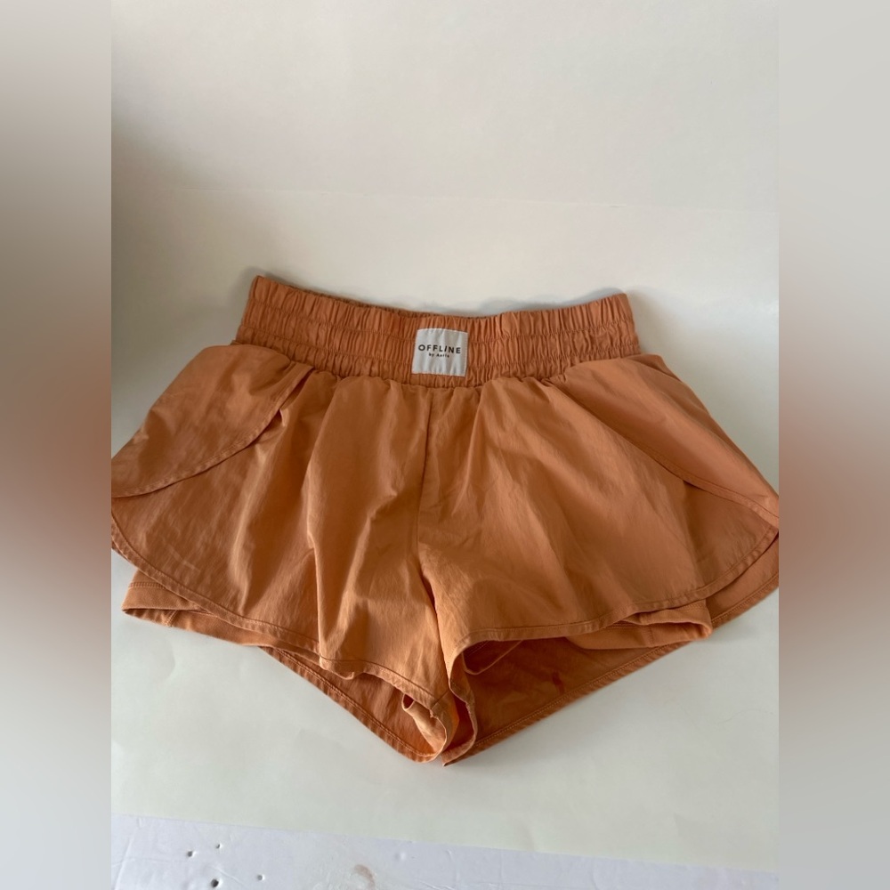 Offline by Aire Orange Shorts - Picture 2 of 9